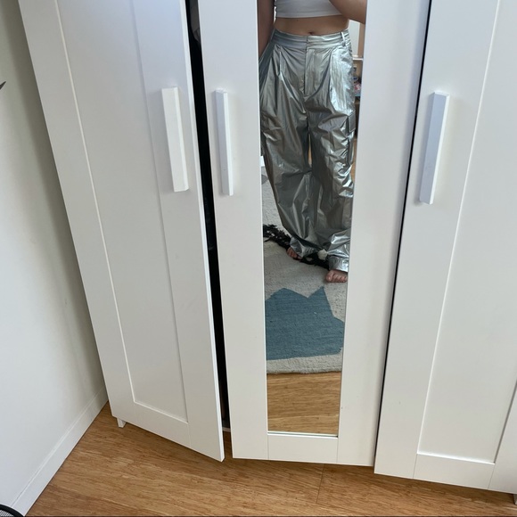 *SOLD* TIBI NWT crispy nylon stella cargo pants - Picture 9 of 11